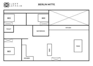 Апарт-отели District17 by LoftAffair Краков Апартаменты «Берлин-Митте» с террасой и камином-23